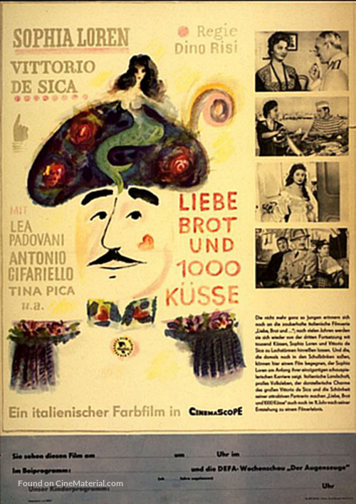 Pane, amore e... - German poster