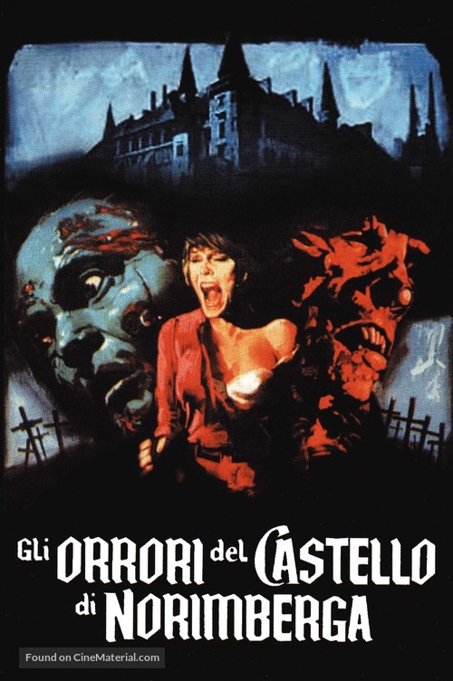 Gli orrori del castello di Norimberga - Italian DVD movie cover