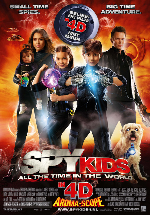 Spy Kids: All the Time in the World in 4D - Dutch Movie Poster