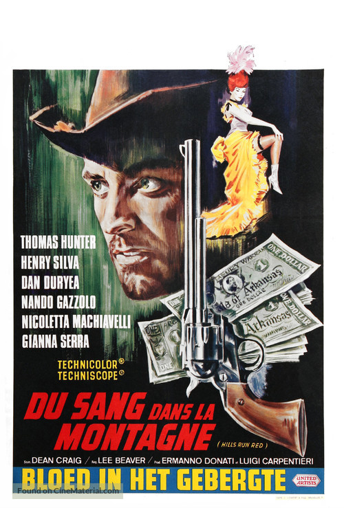 Fiume di dollari, Un - Belgian Movie Poster