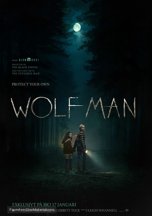 Wolf Man - Swedish Movie Poster