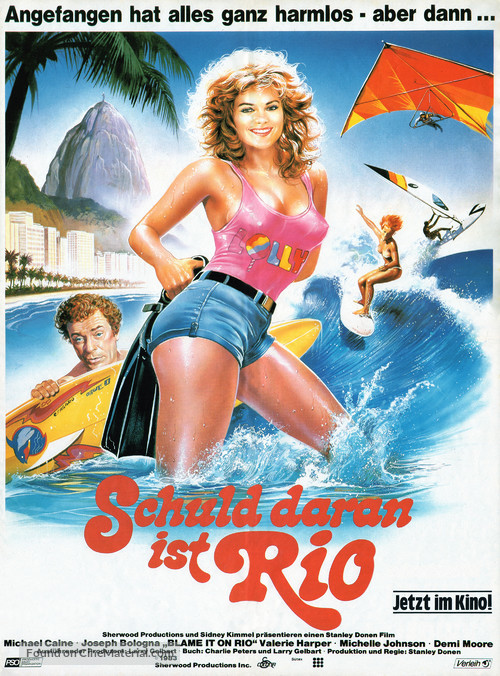 Blame It on Rio - German Movie Poster