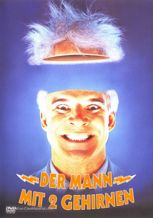 The Man with Two Brains - German DVD movie cover