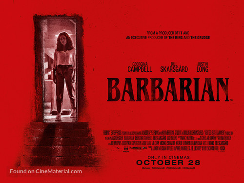 Barbarian - British Movie Poster