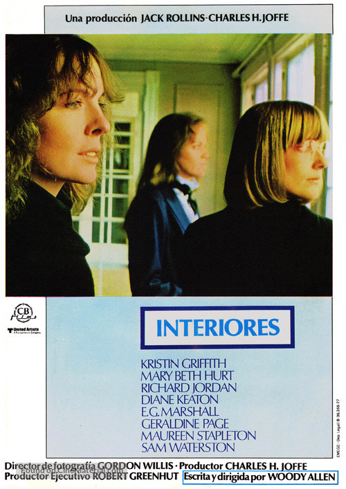 Interiors - Spanish Movie Poster