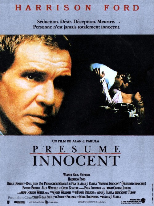 Presumed Innocent - French Movie Poster