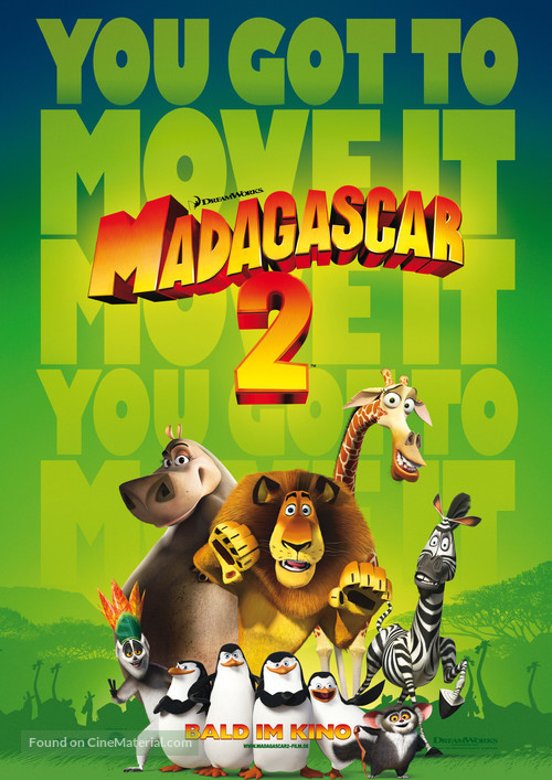 Madagascar: Escape 2 Africa - German Movie Poster