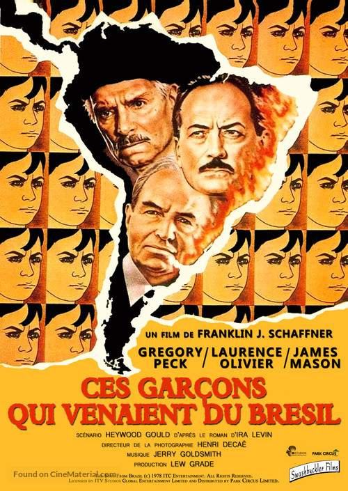 The Boys from Brazil - French Re-release movie poster