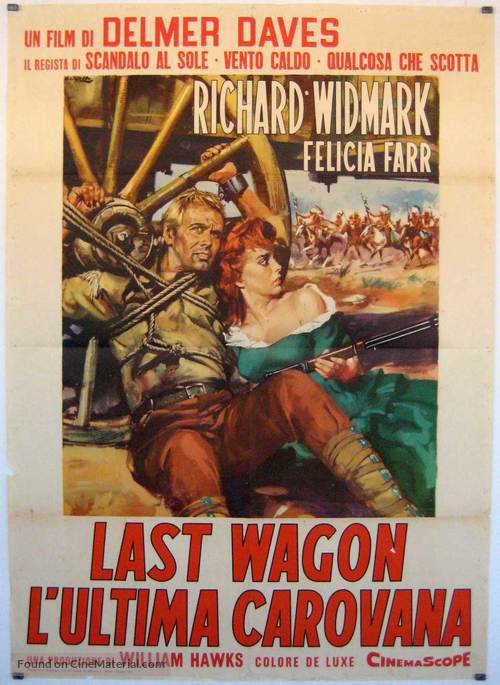 The Last Wagon - Italian Movie Poster