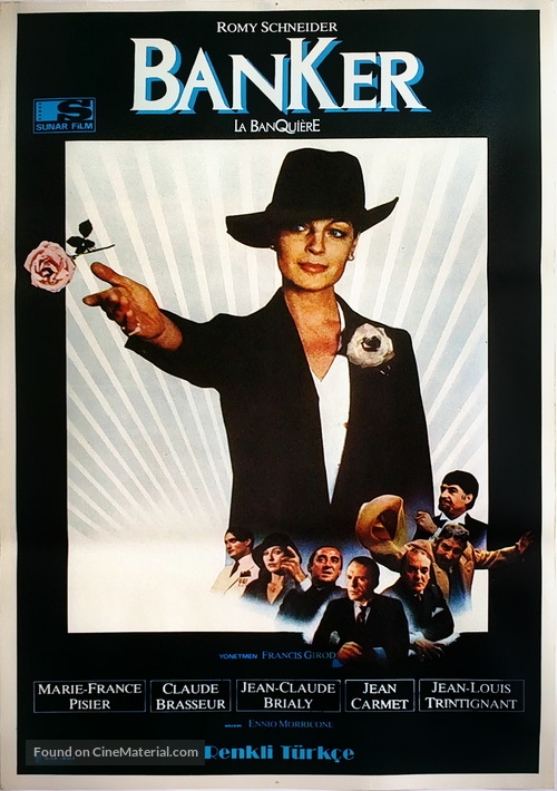 La banqui&egrave;re - Turkish Movie Poster