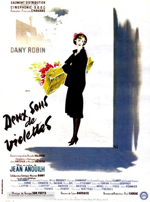 Deux sous de violettes - French Movie Poster