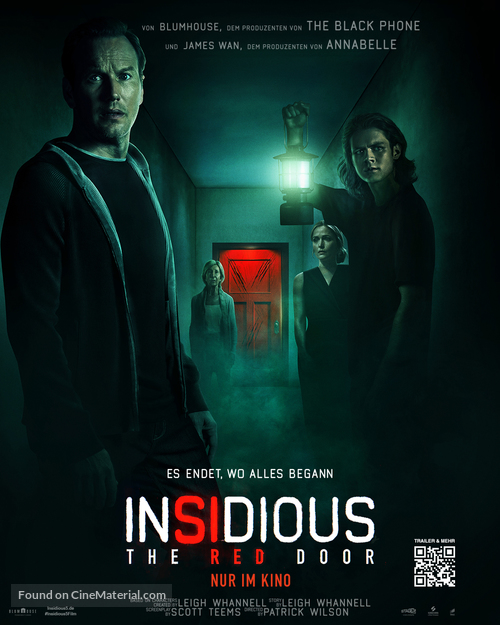 Insidious: The Red Door - Danish Movie Poster