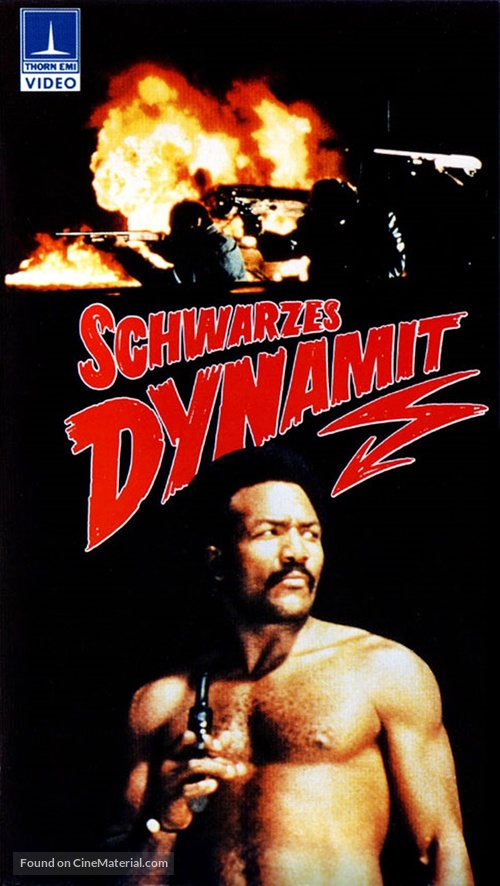 Black Gunn - German VHS movie cover