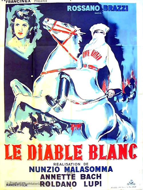 Il diavolo bianco - French Movie Poster