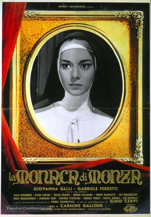 La monaca di Monza - Italian Movie Poster
