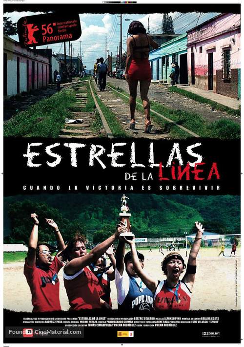 Estrellas de la l&iacute;nea - Spanish Movie Poster