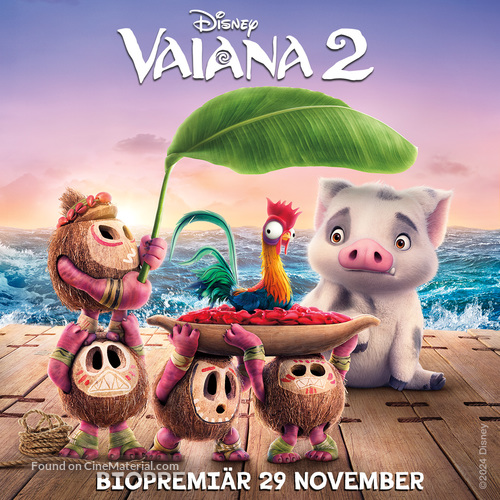 Moana 2 - Swedish Movie Poster