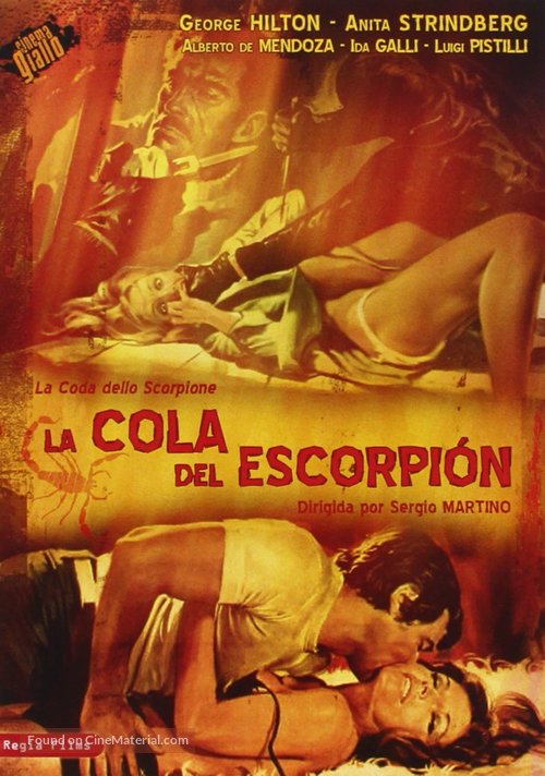 La coda dello scorpione - Spanish DVD movie cover