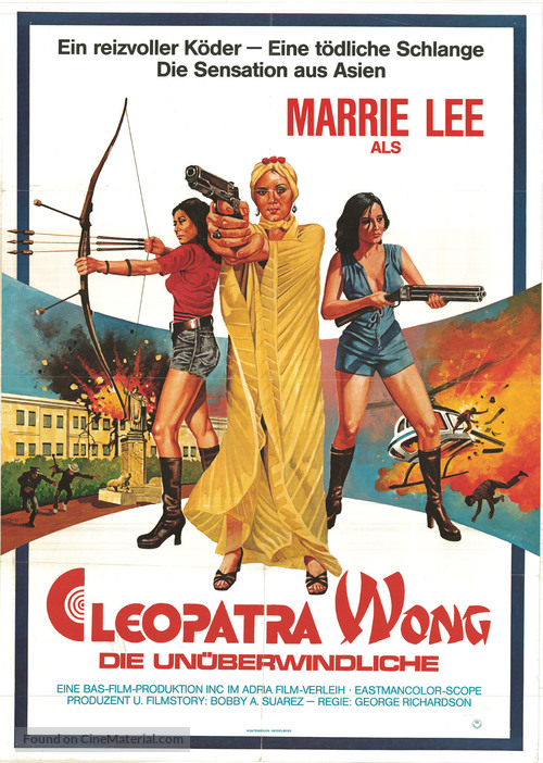 Cleopatra Wong - German Movie Poster