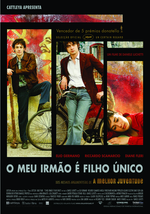 Mio fratello &eacute; figlio unico - Portuguese Movie Poster