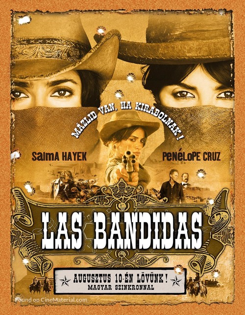 Bandidas - Hungarian DVD movie cover