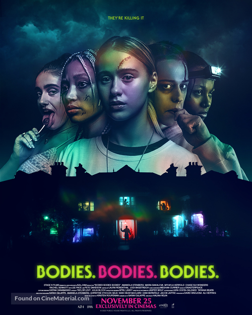 Bodies Bodies Bodies - British Movie Poster