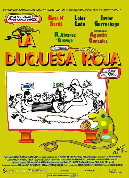 Duquesa roja, La - Spanish poster