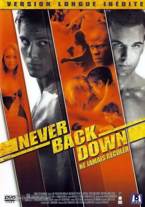 Never Back Down - French Movie Cover