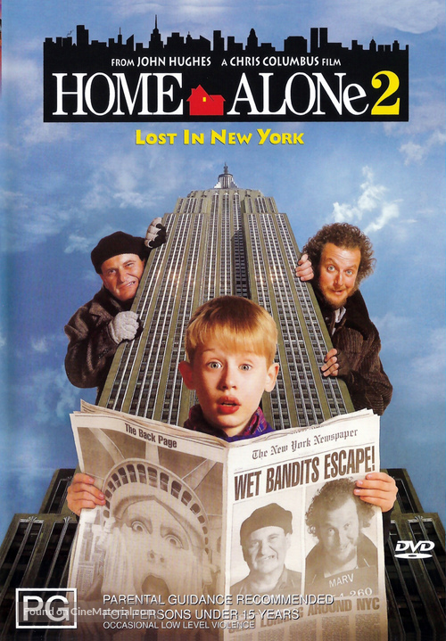 Home Alone 2: Lost in New York - Australian DVD movie cover
