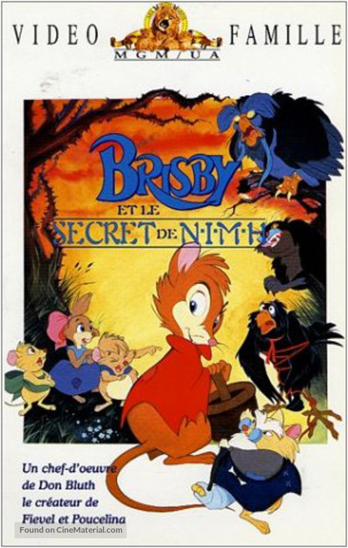 The Secret of NIMH - VHS movie cover