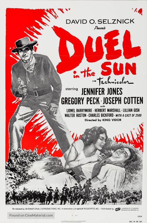 Duel in the Sun - Re-release movie poster