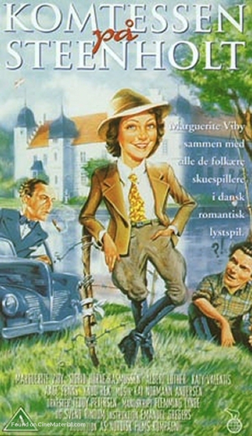 Komtessen paa Steenholt - Danish VHS movie cover