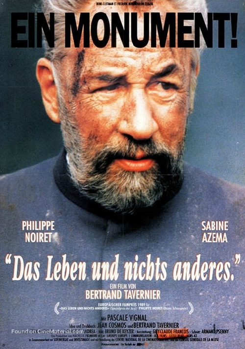 Vie et rien d'autre, La - German Movie Poster