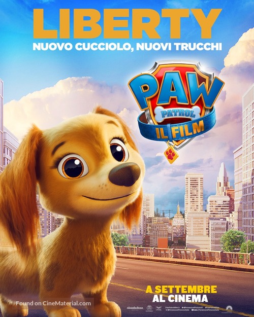 Paw Patrol: The Movie - Italian Movie Poster