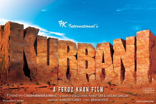 Qurbani - Indian Movie Poster
