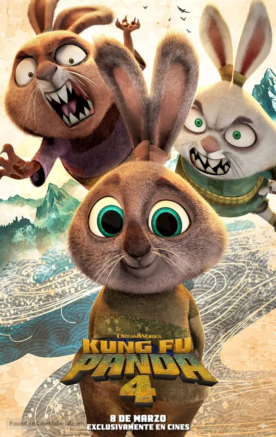 Kung Fu Panda 4 - Spanish Movie Poster