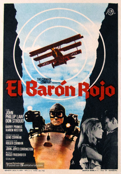 Von Richthofen and Brown - Spanish Movie Poster