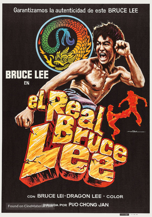 The Real Bruce Lee - Spanish Movie Poster