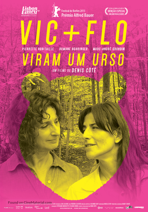 Vic et Flo ont vu un ours - Portuguese Movie Poster