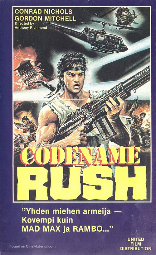 Rush - Finnish VHS movie cover