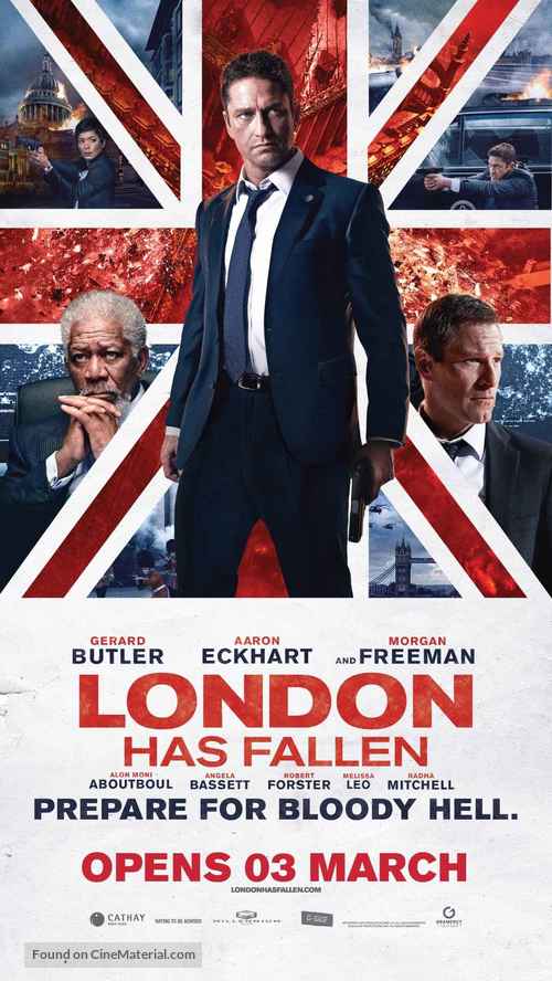 London Has Fallen - Singaporean Movie Poster