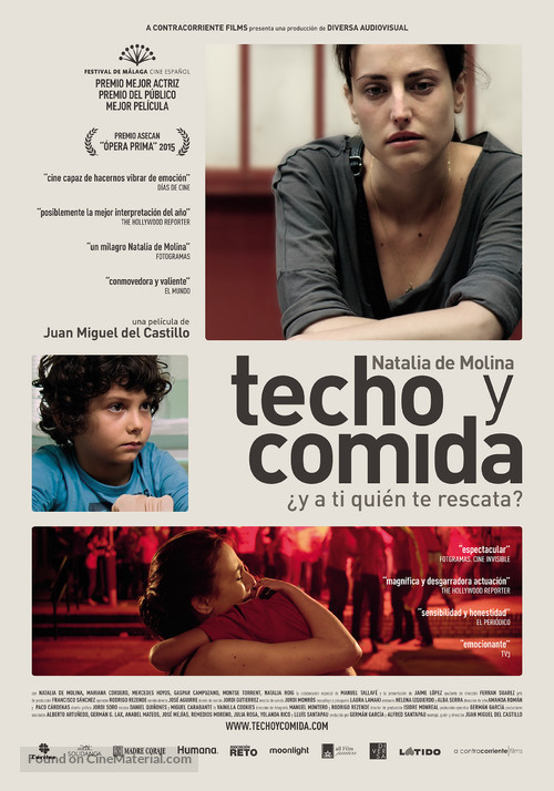 Techo y comida - Spanish Movie Poster