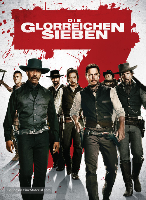 The Magnificent Seven - German Movie Cover