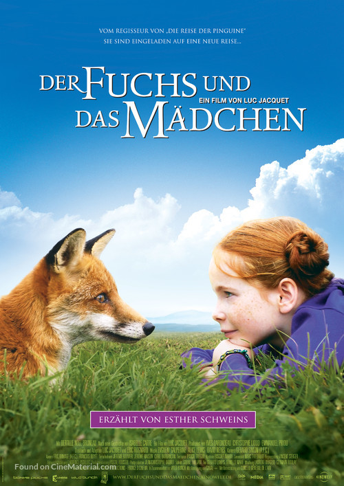 Le renard et l&#039;enfant - German Movie Poster