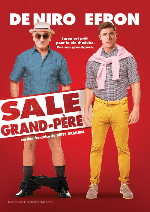 Dirty Grandpa - Canadian DVD movie cover