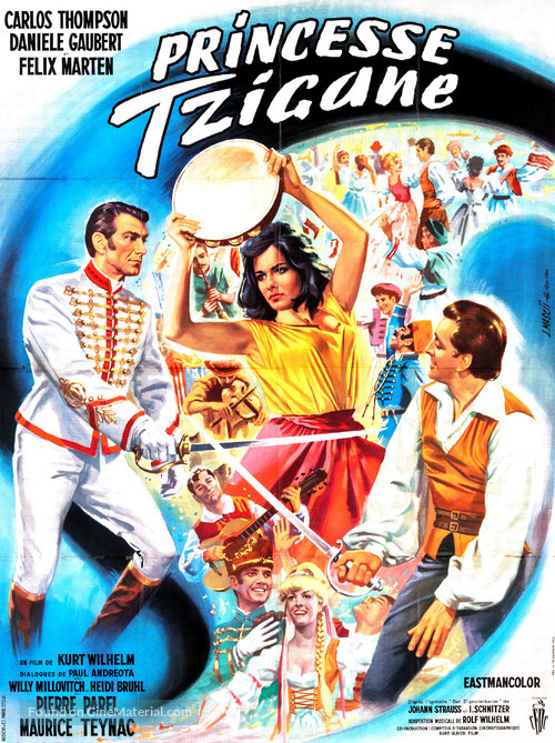 Der Zigeunerbaron - French Movie Poster