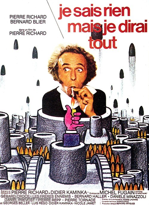 Je sais rien, mais je dirai tout - French Movie Poster