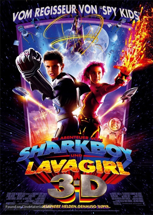 The Adventures of Sharkboy and Lavagirl 3-D - German Movie Poster