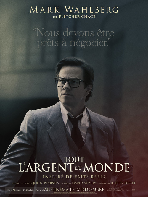 All the Money in the World - French Movie Poster