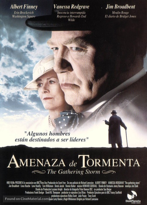 The Gathering Storm - Spanish DVD movie cover